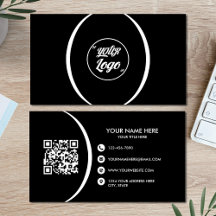 QR Code Business Modern Professional Business Card
