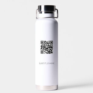 QR Code Business Water Bottle