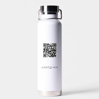 QR Code Business Water Bottle