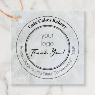 QR Code Cake Card Tag