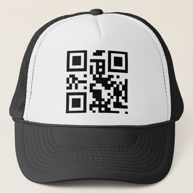 QR code "call me" cap (Front)