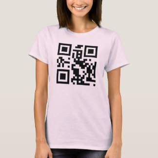 QR code "call me" t-shirt