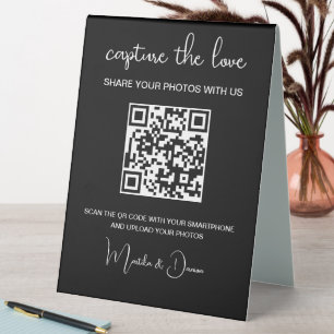 QR Code Capture the Love Wedding Photo Album 