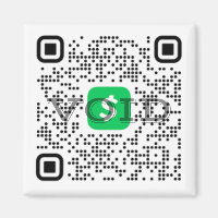 QR Code Cash App Magnet