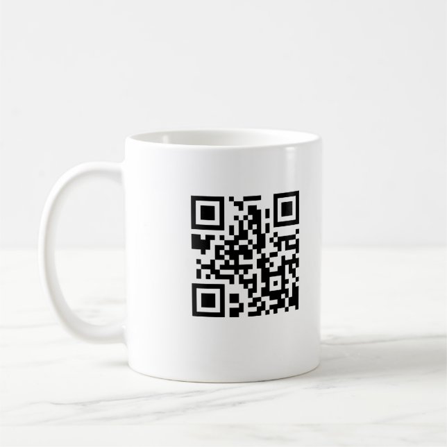 QR Code Coffee Mug (Left)