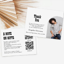 QR Code Collage Fund -cum-Thank You Grad Enclosure