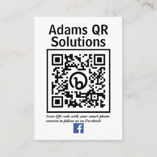 QR Code Corporate Enclosure Card
