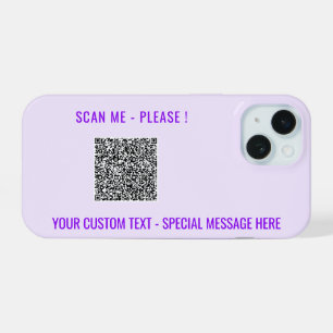 QR Code Custom Text Your Personalized iPhone Case