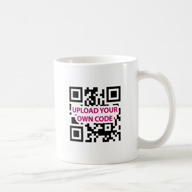 QR Code Customisable Coffee Mug (Right)