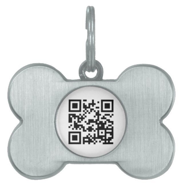 QR Code Customisable Pet ID Tag (Front)