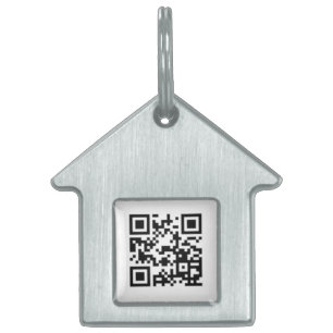 QR Code Customisable Pet ID Tag