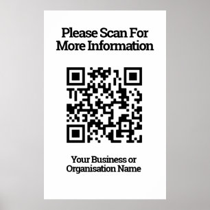 QR Code Design information Poster