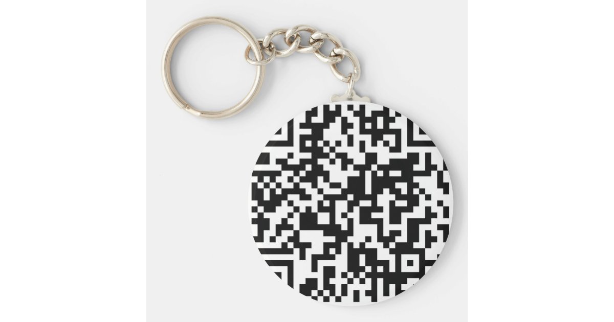 QR code design Key Ring Zazzle