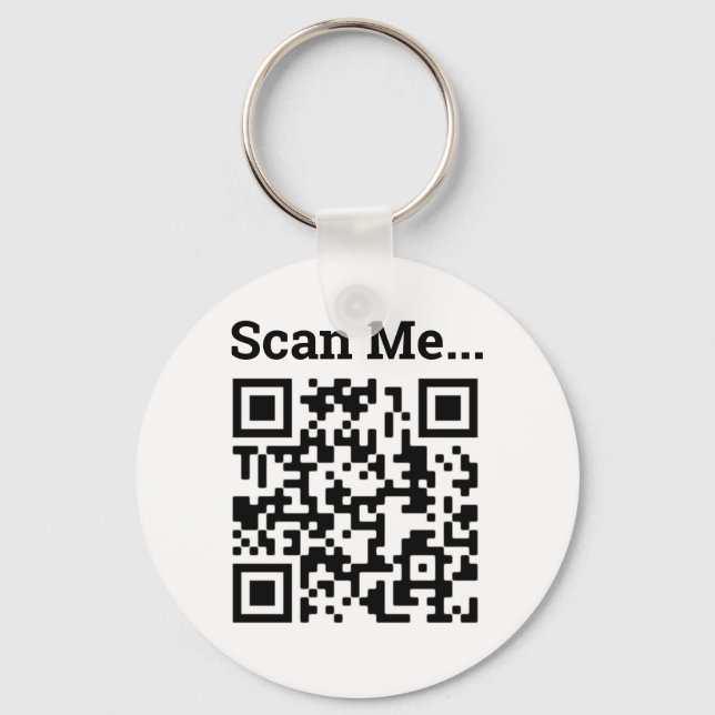QR Code Design Key Ring (Front)