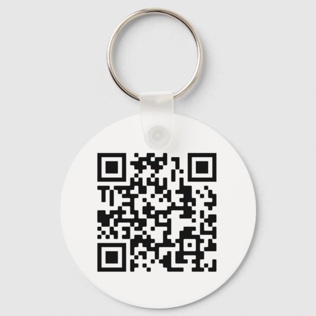 QR Code Design Keychain (Front)