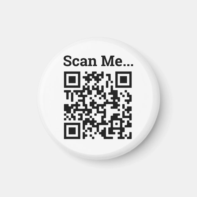QR Code Design Magnet (Front)