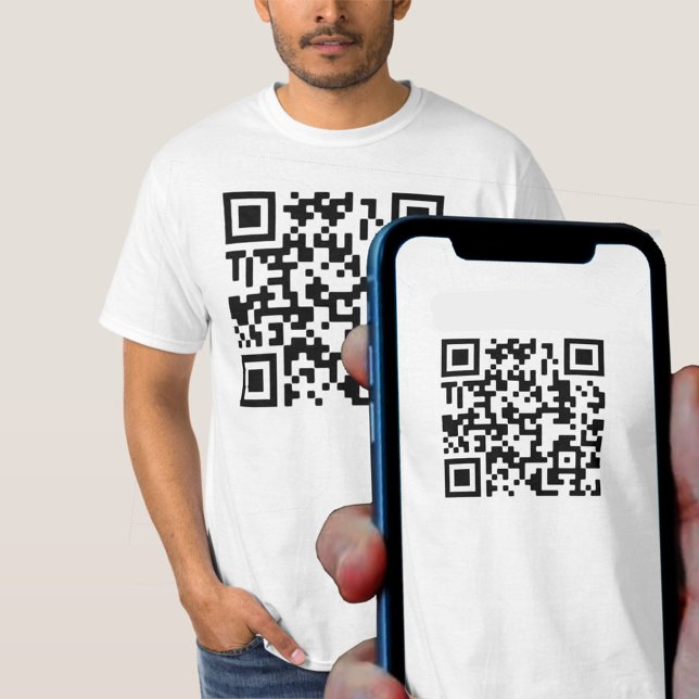 QR Code Design T-Shirt (Creator Uploaded)