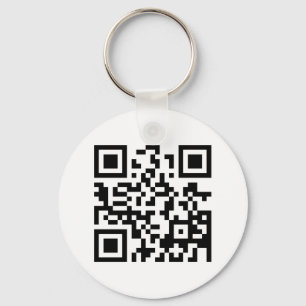 QR code don't drink and drive Key Ring