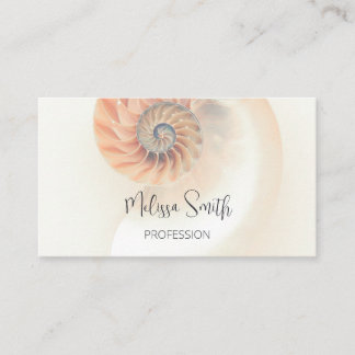 QR Code | Elegant Shell Professional Business Card