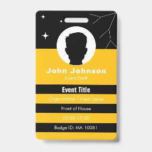 QR code event badge • Coloured digital employee ID