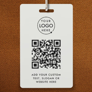QR Code Event Badge Digital Staff ID Card Badges