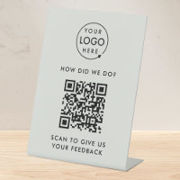 QR Code Feedback | Business Customer Rating Grey