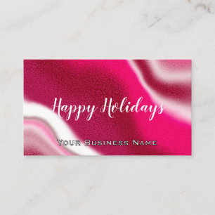 QR Code Fun Happy Holidays Business Promotion Gift Business Card