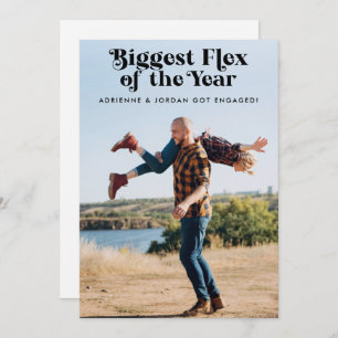 QR Code Funny Photo Engagement Announcement