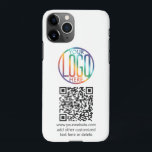 QR Code Generator & Business Logo Modern Minimal iPhone 11Pro Case<br><div class="desc">Share any website with a stylish custom QR code and logo iPhone 11Pro Case. To create your own QR code using the generator, simply type the website URL into the template. All wording is simple to personalise or delete, and the colours, fonts and logo transparency are easy to change with...</div>
