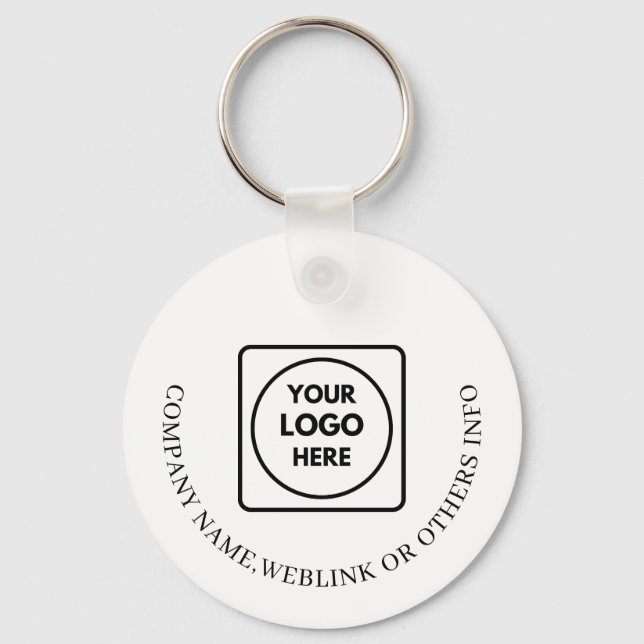 QR Code Generator Company Promo Keychains (Front)