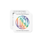 QR Code Generator & Logo Modern Minimalist White