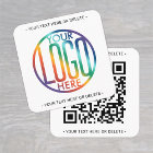 QR Code Generator & Logo Modern Minimalist White