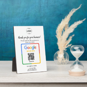 Qr Code Google Reviews Business Plaque