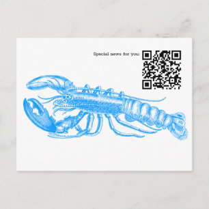 QR Code Hummer Postcard