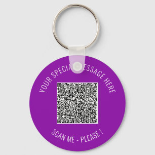 QR Code Info Your Playful Surprise Keychain Gift