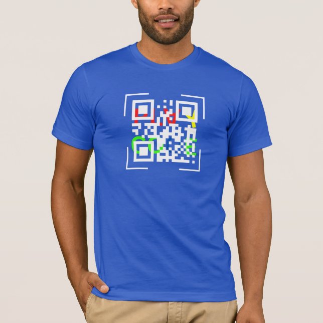 QR Code Jersey Short Sleeve T-Shirt (Front)