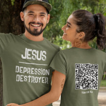 QR Code Jesus - Depression Destroyer Scriptures