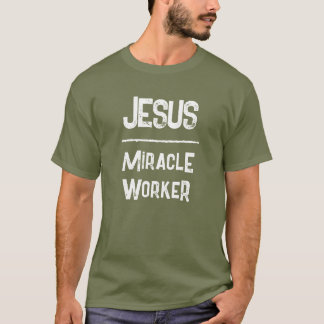 QR Code Jesus Miracle Worker Scriptures Christian T-Shirt