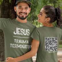 QR Code Jesus - Trauma Terminator Scriptures