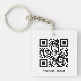 QR Code Key Key Ring