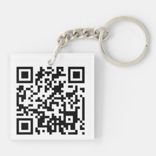 QR CODE KEY RING