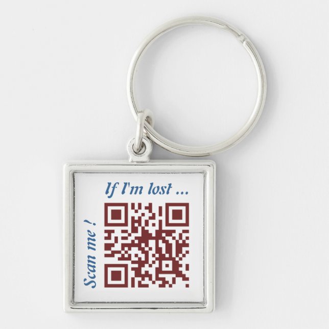 QR Code Key Ring (Front)