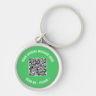 QR Code Keychain Add Special Message Surprise Gift