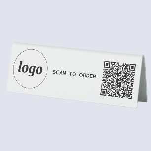 QR Code Logo Business Scan to Order