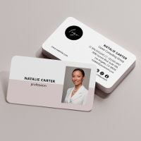 QR CODE Logo Professional Photo Portrait BLUSH