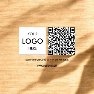 QR Code Logo Professional Rubber Stamp