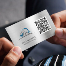 QR Code Logo, Roofer, Builder, Construction Worker