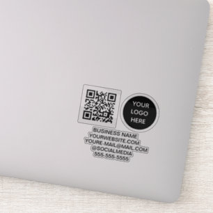 QR Code Logo Vinyl Business Company