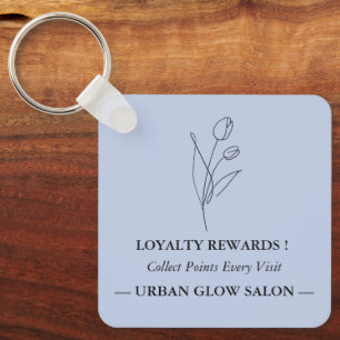 QR Code Loyalty Card Replacement  Key Ring