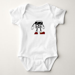 QR Code Man: Scan the Future Baby Onepiece Bodysuit